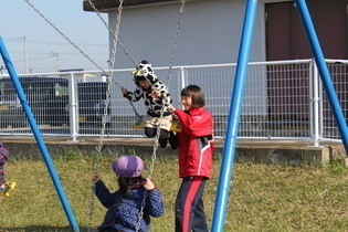 霧多布保育所での職業体験