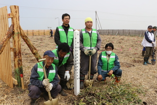 赤石建設標柱寄贈