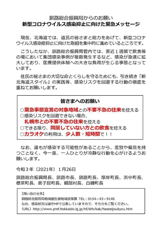 ウイルス 釧路 コロナ 新型コロナワクチン接種の予約開始日時のご案内